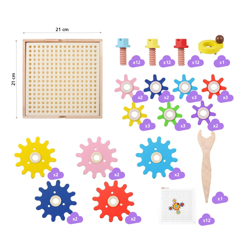 GearUp Play Board – Discover, Connect & Turn!