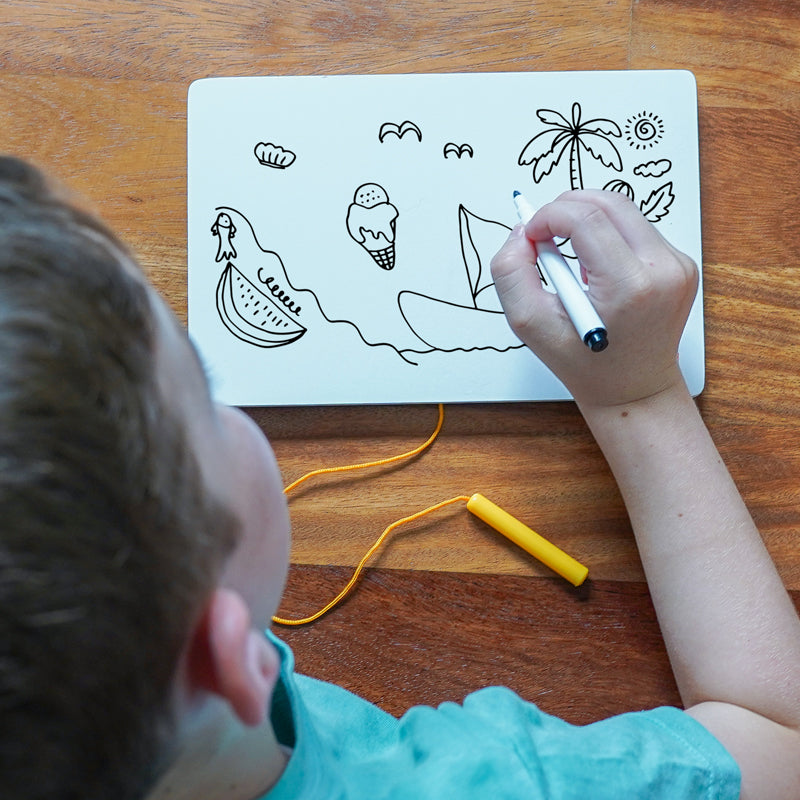 2-in-1 ColorCount Labyrinth + Drawing Board – Focus, Count & Create Montessori Toy