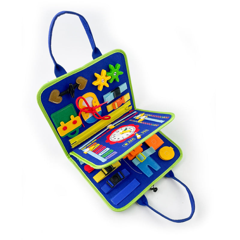 SkillBuddy Busy Board – Dress, Learn & Play Anywhere